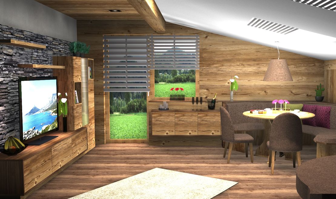 3D Plan Wohnzimmer